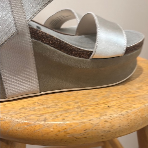 Silver Platform Sandals - Picture 4 of 7
